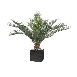 Palmier Phoenix Artificiel H130 cm D165 cm 18 palmes en pot extrieur