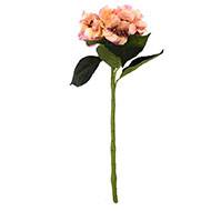 Hortensia artificiel en tige 1 tte 3 feuilles H 50 cm Top Rose