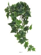 Lierre artificiel en chute L 46 cm 86 feuilles Blanc-vert - BEST