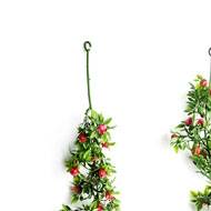 Guirlande fleurie artificielle boutons de Roses en Plastique L 180 cm