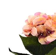Hortensia artificiel en tige 1 tête 3 feuilles H 50 cm Top Rose