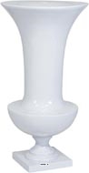 Bac Polyrsine fibre Castel Int. Vase D 34 x H 60 cm Blanc