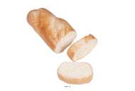 Demi baguette de pain avec tranche en Plastique souffl L 180x90 mm
