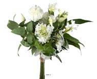 Bouquet de fleurs des champs artificielles crme H48 cm D30 cm Superbe