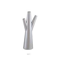 Vase Ceramique Blanche Perle L 16 x 8 2 x H 40 cm