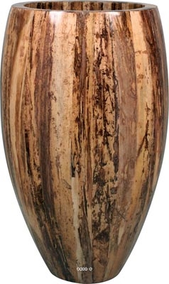Bac Fibre de verre Banana Int. Bullet D 48 x H 90 cm Marron