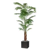 Palmier Areca artificiel H 240 cm sur tronc en pot