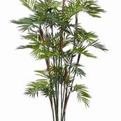 Palmier Parlour Artificiel H 200 cm 1232 feuilles 15 troncs en pot