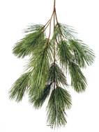 Branche de Pin artificiel H 90 cm 18 tetes