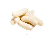 Boudin blanc artificiel en lot de 10 en Plastique souffl L 95x30 mm