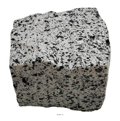 Pave artificiel en Plastique soufflé H 100 x L 80 mm