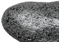 Pierre artificielle type galet en Plastique soufflé L 220x60 mm