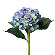 Hortensia artificiel en tige 1 tte 3 feuilles H 50 cm Top Paon