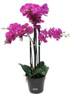 Orchidée Phalaenopsis factice Top Qualité & pot H60cm Rose fushia-BEST