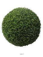 Boule de buis artificielle feuillage plastique protection UV H 60 cm Vert - BEST