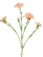 Oeillet artificiel en tige, 4 ramures, H 62 cm Rose pâle - BEST