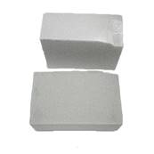 Pain de mousse sèche création florale 11x23x7,5cm""Défaut découpe"" gris