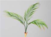 Piquet de 3 feuilles de Palmier Phoenix artificielles H 60 cm D 60 cm