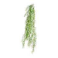 Chute d'asparagus artificiel L 100 cm D 17 cm 3 ramures