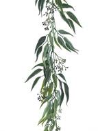 Guirlande de feuilles d'eucalyptus vertes 185 cm × 30 cm | Ultra-réaliste