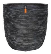 Bac Fibres et magnesium Hilo Ext. EggPot D 28 x H26 cm Noir