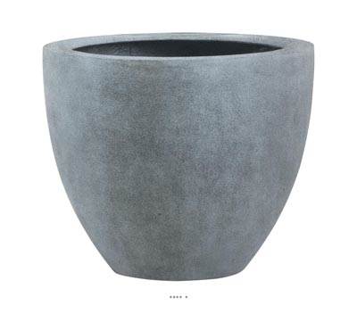 Bac fibres de verre/ composite Farn Ext. EggPot D36xH30cm Gris foncé