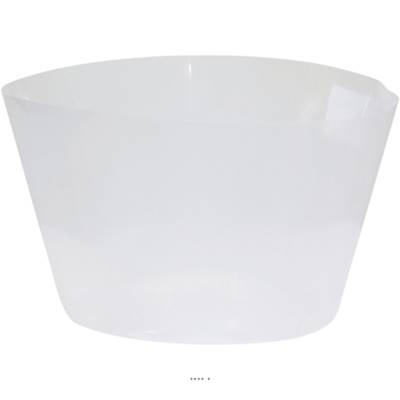 Liner pour plantation facile silicone Ø 25 cm H 15 cm Int. rond transparent