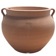 Poterie antique boule avec anses en terre cuite H 22 cm Terre cuite