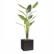 Palmier Arbre du voyageur artificiel H 220 cm en pot 14 feuilles