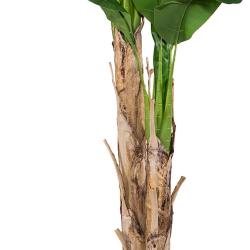 Bananier artificiel 2 troncs en piquet H 170 cm Vert