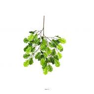 Branche de Chene artificiel H 60 cm 56 feuilles 8 glands