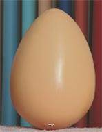 Œuf brun artificiel en Plastique soufflé H 300x200 mm
