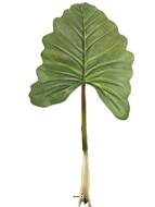 Feuille d'Alocasia, Songe Caraïbe artificielle, H 91 cm - BEST