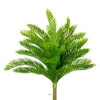 Bouquet feuilles de palmier Cycas Factice PE Ext. H43cm D40cm dense