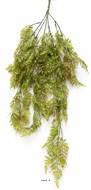 Chute de Fougère de Boston Verte en Plastique artificielle H 90 cm D 20 cm 5 ramures