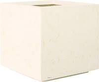 Bac en Polystone Nice Ext. Colonne carree L 35x 35 x H 30 cm Creme