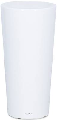 Bac fibres de verre robuste et revêtement gelcoat qualité marine Ø 42 cm H 75 cm Ext. colonne blanc glossy