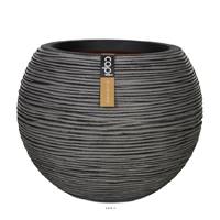 Bac Rib en plastique de qualit suprieure Int/Ext. boule 62x48 cm anthracite