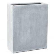 Jardinière haute en fibre de verre H 72 cm Gris ciment