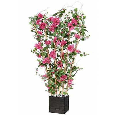 Bougainvillier artificiel palissade H 140 cm L 70 cm extérieur anti-UV