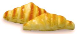 Croissant artificiel en lot de 2 en mousse PU  L 160x90 mm