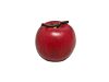 Pomme fruit factice en plastique diamètre 8 cm Rouge