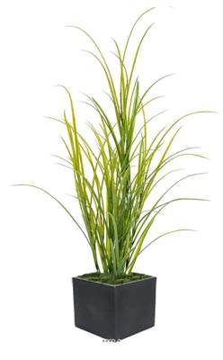 Herbe artificielle des champs en pot H 120 cm pour extérieur