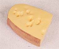 Tranche emmental artificiel en Plastique soufflé L 320x230 mm