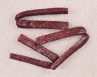 Saucisse seche fouet artificielle X 3 en Plastique soufflé L 165x60 mm