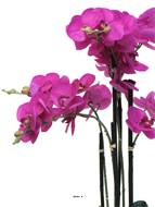 Orchidée Phalaenopsis factice Top Qualité & pot H60cm Rose fushia-BEST