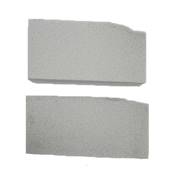 Pain de mousse sèche création florale 11x23x7,5cm""Défaut découpe"" gris