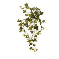 Chute de lierre artificiel L 84cm 88 feuilles vert-blanc