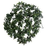Guirlande de lierre artificiel L 260 cm plastique petites feuilles D 12 cm