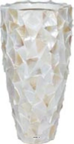 Bac Fibre de verre Sea Int. Colonne ronde D 40 x H 77 cm crème